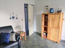 der Eingang zum Wohnzimmer von der Diele aus