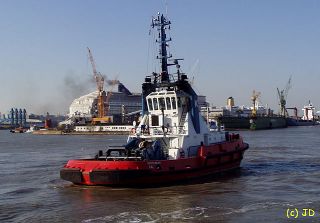 Schlepper im Hafen